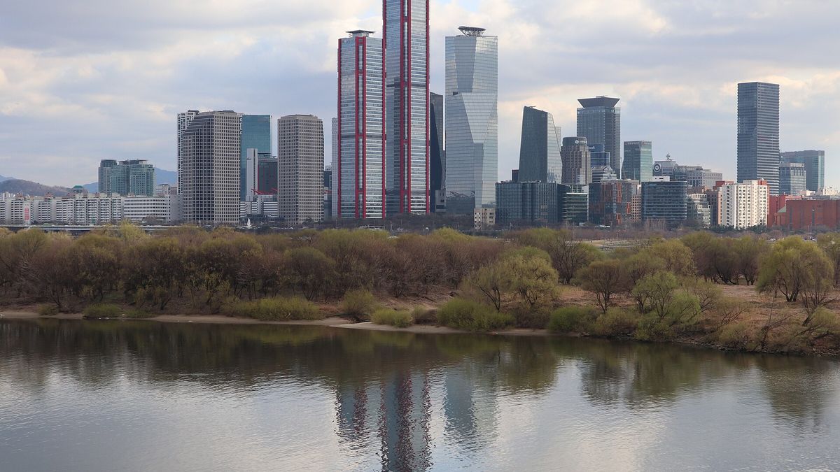 Skyline of Yeouido, Seoul's financial district