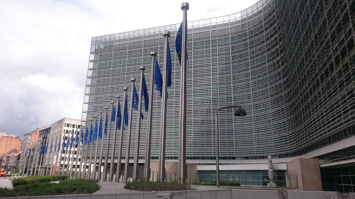 The Berlaymont building, European Commission headquarters in Brussels