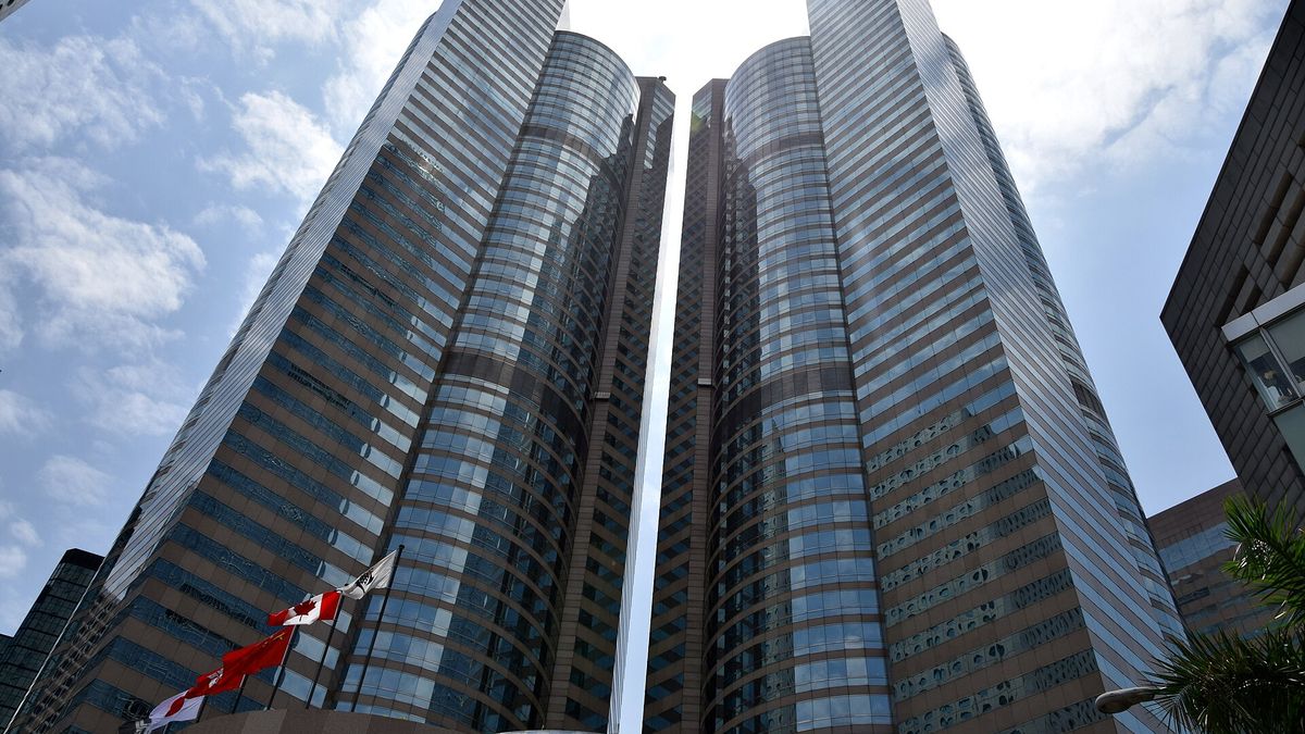 Exchange Square in Central, home of the Hong Kong stock exchange