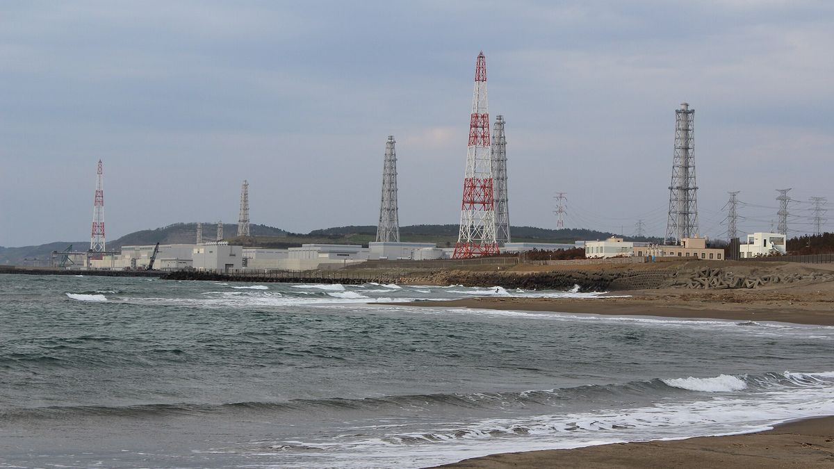 The Kashiwazaki-Kariwa nuclear power plant on the Niigata coast