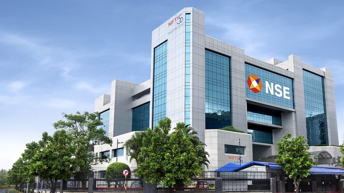 The National Stock Exchange of India's Exchange Plaza headquarters building in Mumbai