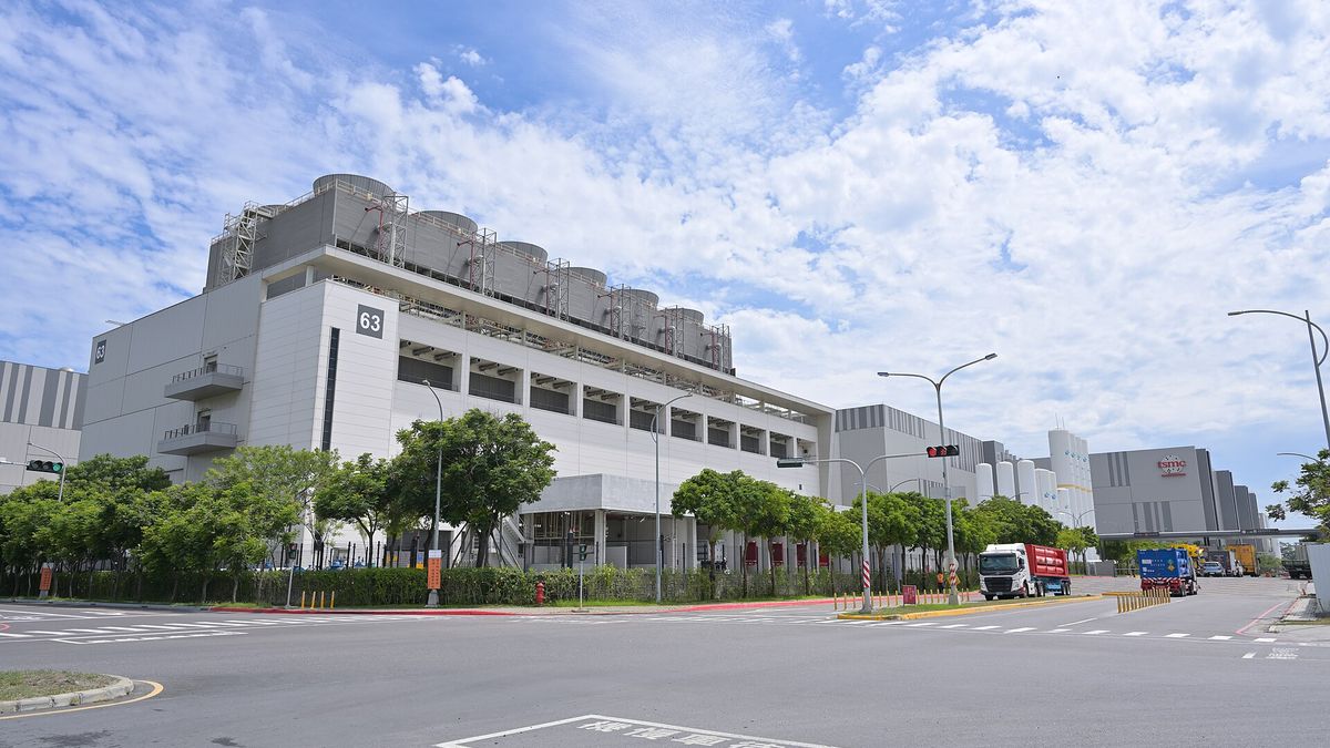 TSMC's Fab 18 chip plant in Tainan, Taiwan